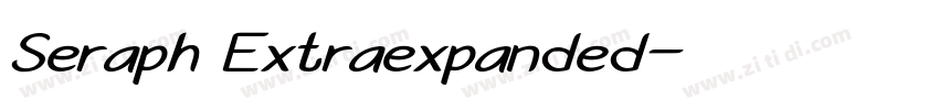 Seraph Extraexpanded字体转换